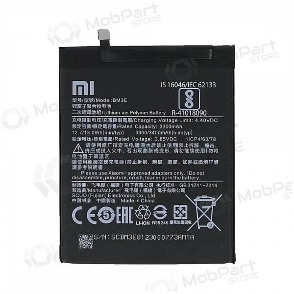 Akumuliatorius alkuperäinen Xiaomi Mi 8 3300mAh BM3E (service pack)