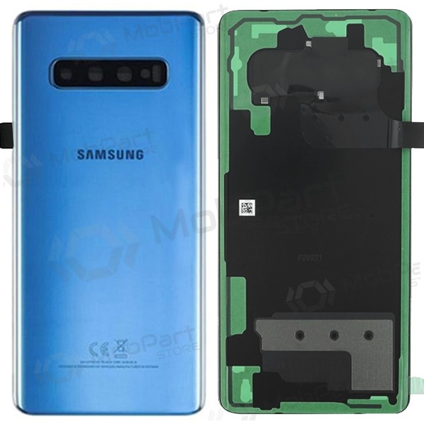 Samsung G975 Galaxy S10 Plus takaakkukansi sininen (Prism Blue) (käytetty grade C, alkuperäinen)