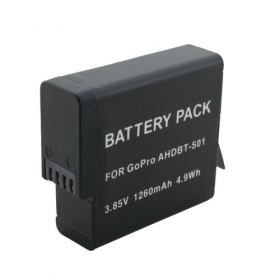 GoPro AHDB-501 paristo / akku (1260mAh)