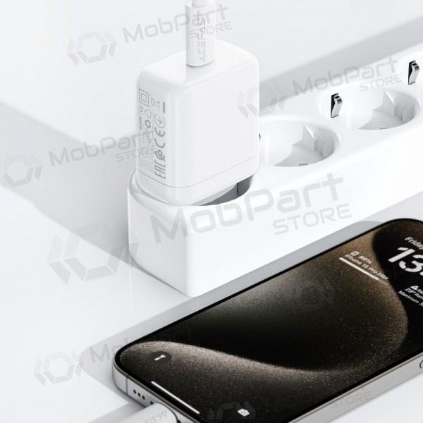 Laturi Acefast A130 20W USB-C valkoinen