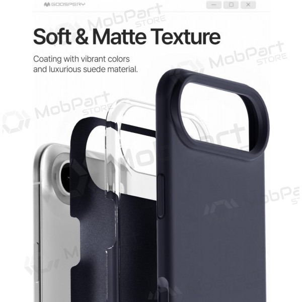 Apple iPhone Air kotelo - Mercury "Pure Magsafe Silicon Case" (tummansininen)