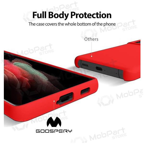 Suojakuori Mercury Silicone Case Samsung A266 A26 5G punainen Suojakuori Mercury Silicone Case Samsung A266 A26 5G punainen