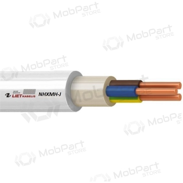 Voimakaapeli Lietkabelis NHXMH-J 3x2.5 mm² kupari XLPE CPR Cca 300/500 V yksisäikeinen.