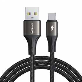 USB kaapeli Joyroom SA25-AC3 USB to USB-C 3A 2.0m musta