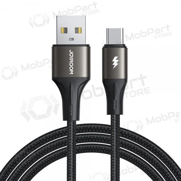 USB kaapeli Joyroom SA25-AC3 USB to USB-C 3A 2.0m musta