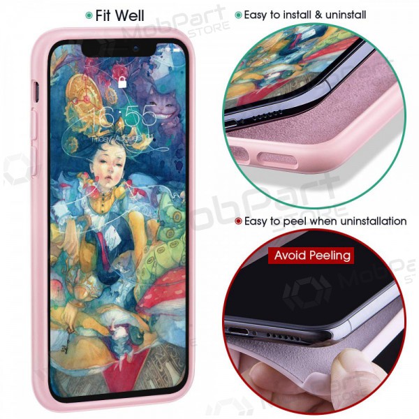 Apple iPhone 11 Pro kotelo - Liquid Silicone 2.0mm (vaaleanpunainen)