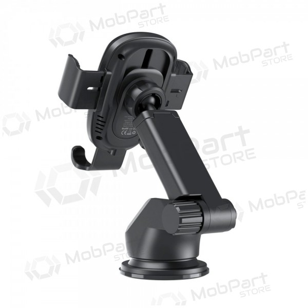 Automobilinis laikiklis-laturi Choetech T203-F 15W Gravity Car Charger Holder musta