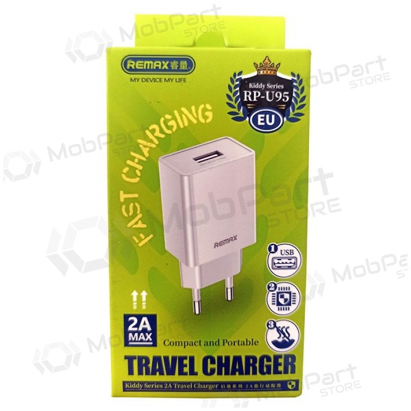 Laturi Remax RP-U95 10W USB-A valkoinen