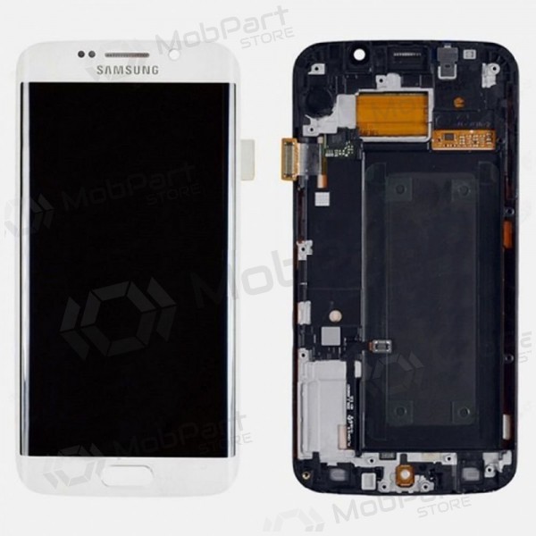 Samsung G925F Galaxy S6 Edge näyttö (valkoinen) (kehyksellä) (service pack) (alkuperäinen) Samsung G925F Galaxy S6 Edge näyttö (valkoinen) (kehyksellä) (service pack) (alkuperäinen)