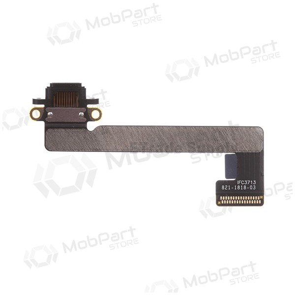 Apple iPad Mini 2 / iPad Mini 3 latauspistorasian liitin (latausliitin) (musta)