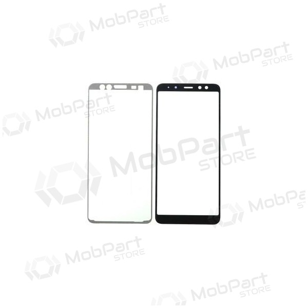 Samsung A530 Galaxy A8 2018 Näytön lasi (musta) (for screen refurbishing)