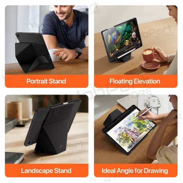 Samsung Galaxy Tab A9+, Tab A11+ kotelo - Dux Ducis Vers (musta)