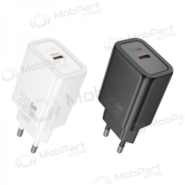 Puhelimen laturi Hoco N60 20 W GaN USB-C musta