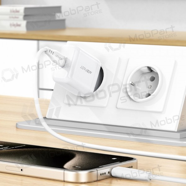 Laturi Acefast A130 20W USB-C valkoinen