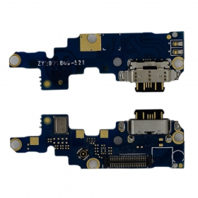 Nokia 6.1 Plus (Nokia X6) latauspistorasian ja mikrofonin liitin (latausliitin) - Premium