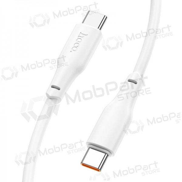 USB-C-kaapeli Hoco X93 USB-C–USB-C 1 m 100 W valkoinen