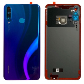 Huawei P30 Lite / P30 Lite New Edition 2020 48MP takaakkukansi (Peacock Blue) (service pack) (alkuperäinen)