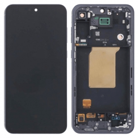 Samsung Galaxy A55 näyttö (Awesome Navy) (kehyksellä) (alkuperäinen)