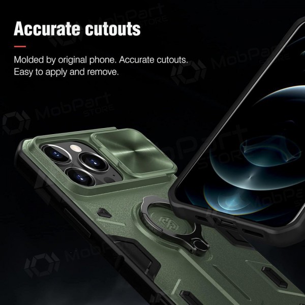 Apple iPhone 14 Pro Max suojakuori „Nillkin Armor Pro“ (vihreä) Apple iPhone 14 Pro Max suojakuori „Nillkin Armor Pro“ (vihreä)
