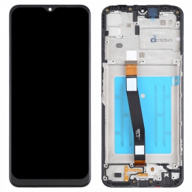 Samsung A226 Galaxy A22 5G näyttö (musta) (kehyksellä) (service pack) (alkuperäinen)