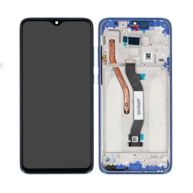 Xiaomi Redmi Note 8 Pro näyttö (sininen) (kehyksellä) (service pack) (alkuperäinen)