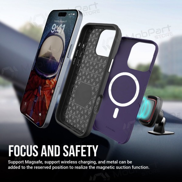 Suojakuori Perfectionists Triangle Mag Case Apple iPhone 11 violetti Suojakuori Perfectionists Triangle Mag Case Apple iPhone 11 violetti