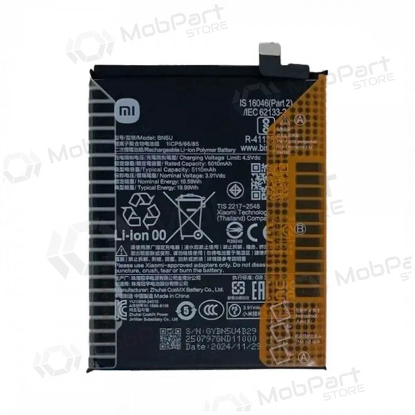 Xiaomi Redmi Note 14 5G, Poco M7 Pro 5G akku (alkuperäinen)