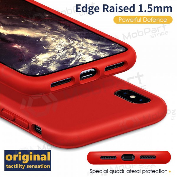 Apple iPhone 11 Pro kotelo - Liquid Silicone 2.0mm (punainen)