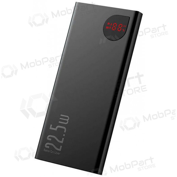 Ulkoinen paristo Power Bank Baseus Adaman 22.5W 10000mAh musta PPAD070001