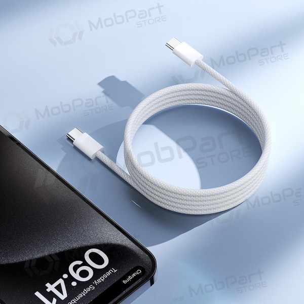 USB kaapeli Joyroom S-A45 USB-C to USB-C 60W 1.0m valkoinen