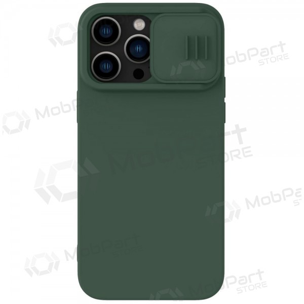 Apple iPhone 14 Pro suojakuori „Nillkin Silicone“ (tummanvihreä) Apple iPhone 14 Pro suojakuori „Nillkin Silicone“ (tummanvihreä)