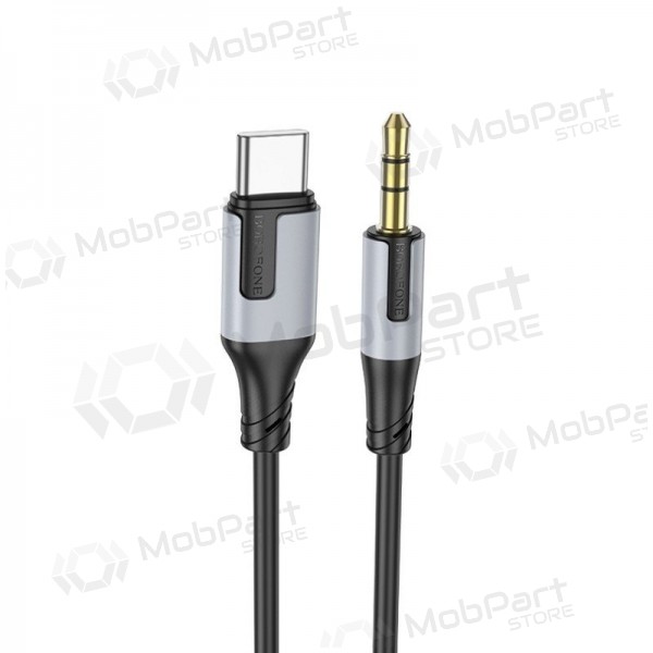 Audio kaapeli Borofone BL19 USB-C to 3,5mm musta