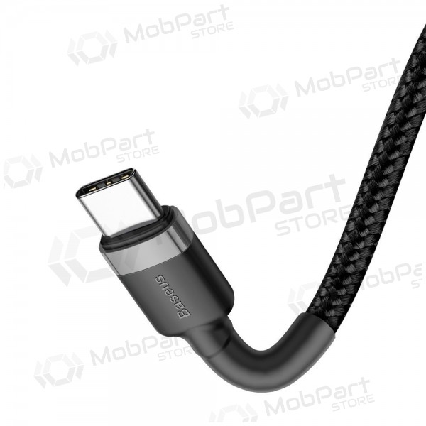 USB kaapeli Baseus Cafule PD60W Type-C 2.0m harmaa-musta CATKLF-HG1