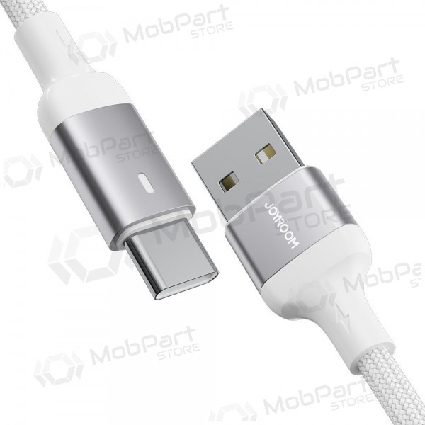 USB kaapeli Joyroom S-UC027A10 USB to Type-C 3A 1.2m valkoinen