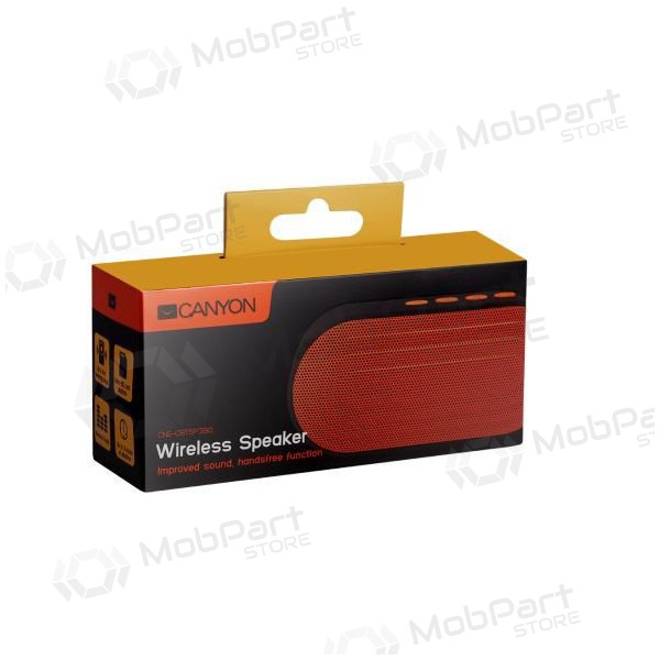 Bluetooth kannettava yläkaiutin CANYON CNE-CBTSP3BO (MicroSD, AUX, BT V4.2, 300mAh)