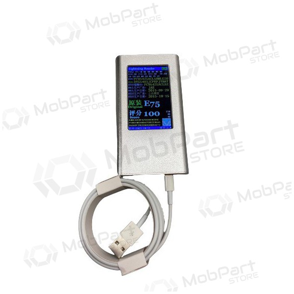 USB-kaapeli apple lightning to usb 2m A1510 / MD819ZM / A (alkuperäisellä E75-sirulla)