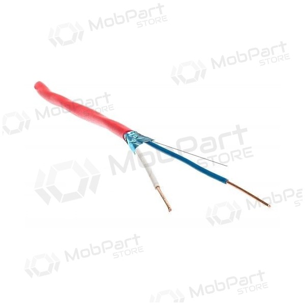 Palonkestävä suojattu kaapeli Bitner 1x2x1.0mm HTKSHekw FE180/Ph120 E90