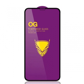 LCD apsauginis stikliukas "11D Full Glue" Xiaomi Poco F7 Pro/Poco X7 Pro musta ilman pakkausta