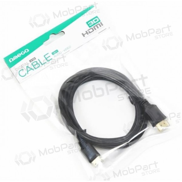 OMEGA HDMI-miniHDMI kaapeli (v.1.4 4K) 1,8M (musta)