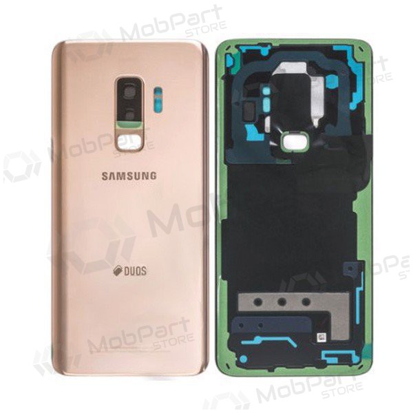 Samsung G965F Galaxy S9 Plus takaakkukansi kultainen (Sunrise Gold) (käytetty grade C, alkuperäinen) Samsung G965F Galaxy S9 Plus takaakkukansi kultainen (Sunrise Gold) (käytetty grade C, alkuperäinen)