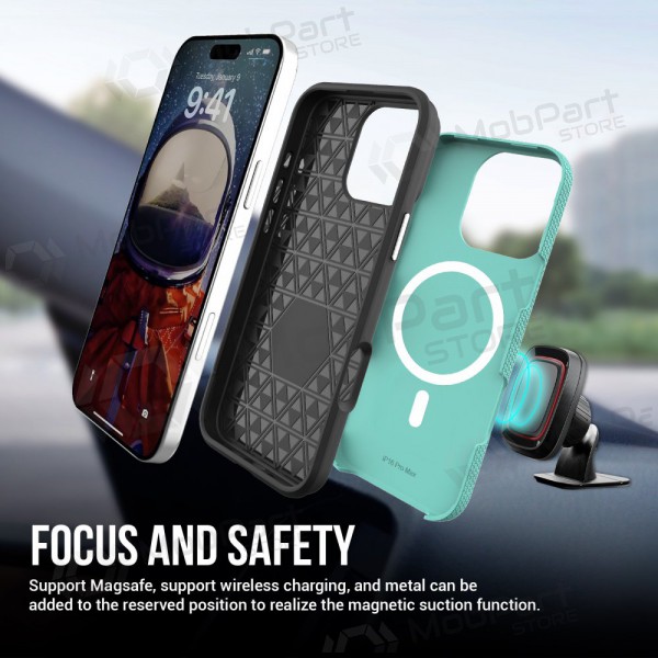 Suojakuori Perfectionists Triangle Mag Case Apple iPhone 11 vihreä Suojakuori Perfectionists Triangle Mag Case Apple iPhone 11 vihreä