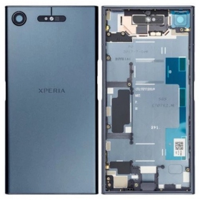 Sony G8341 Xperia XZ1 takaakkukansi (sininen) (käytetty grade C, alkuperäinen)