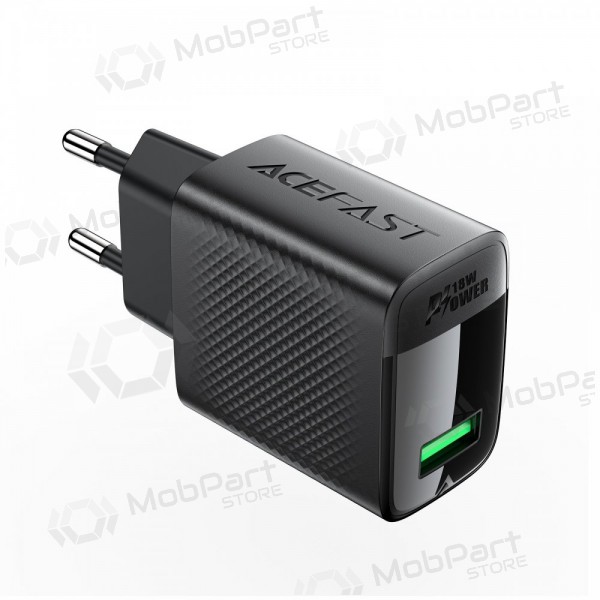 Laturi Acefast A90 18W USB-A musta