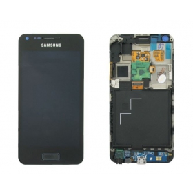 Samsung i9070 Galaxy S Advance ekranas (musta) (kehyksellä) (service pack) (alkuperäinen)