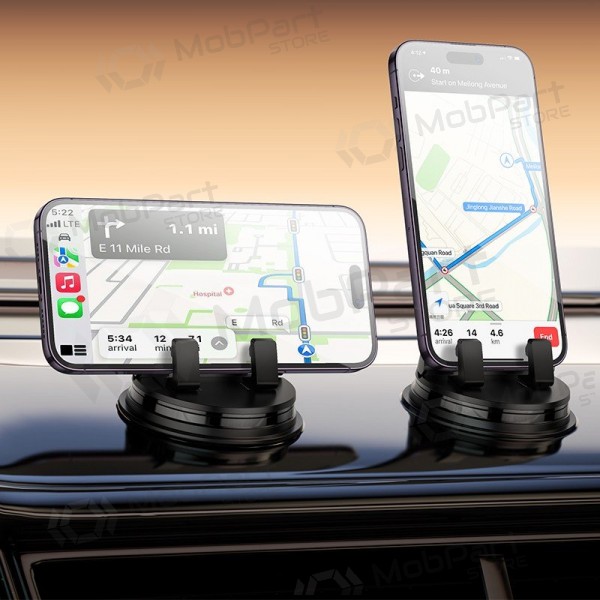 Auton matkapuhelinpidike Hoco H55 (dashboard) musta