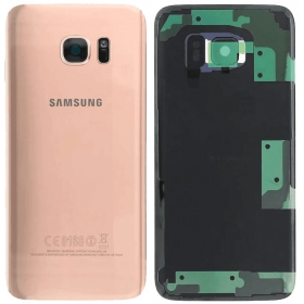 Samsung Galaxy S7 Edge takakansi (ruusukulta) (alkuperäinen)
