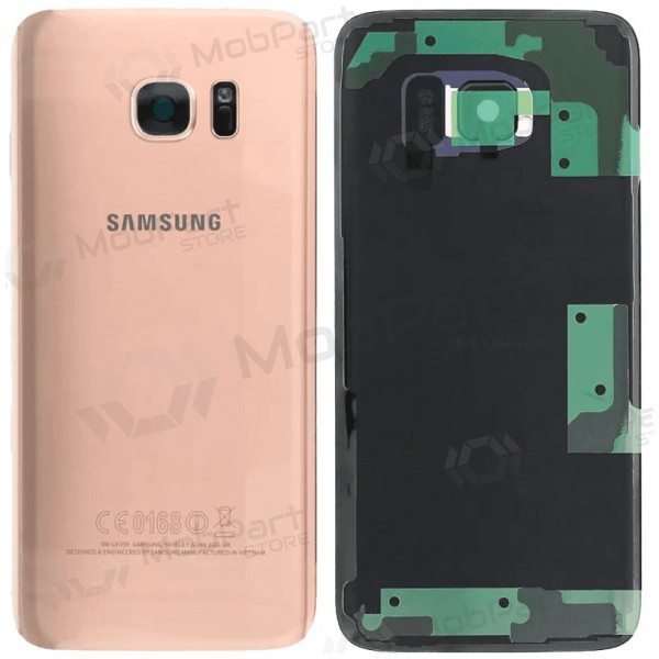 Samsung Galaxy S7 Edge takakansi (ruusukulta) (alkuperäinen)