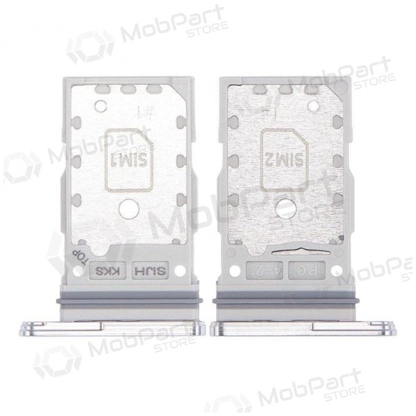 Samsung Galaxy S22 Ultra Dual SIM SIM-korttipidike (valkoinen) (alkuperäinen)