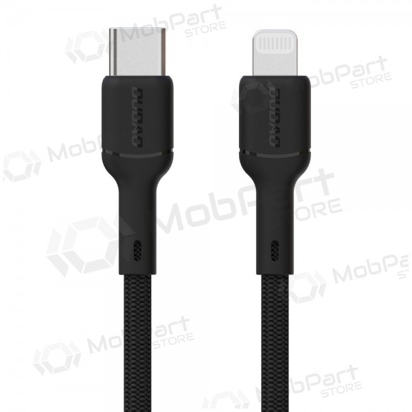 Lightning-kaapeli Dudao L9X USB-C–Lightning 1 m 30 W musta