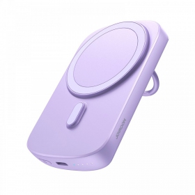 Ulkoinen paristo Power Bank Joyroom JR-W030 20W Magnetic Wireless 6000mAh violetinė